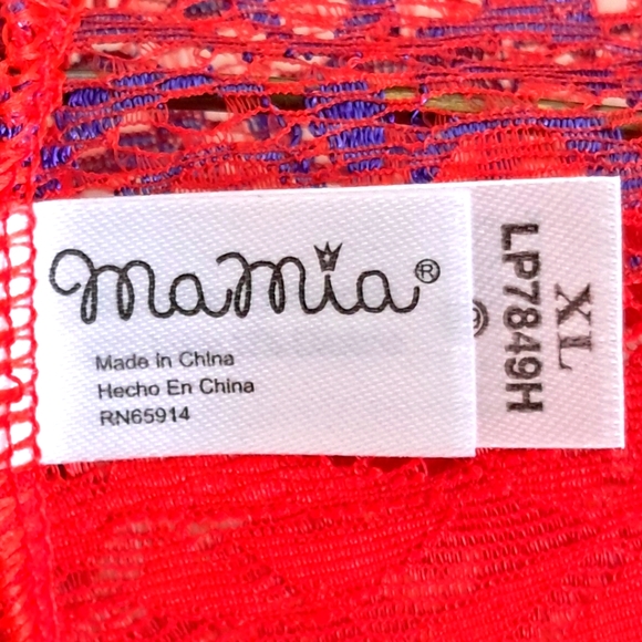 Lace Red and Purple Women's Intimate - Picture 4 of 5